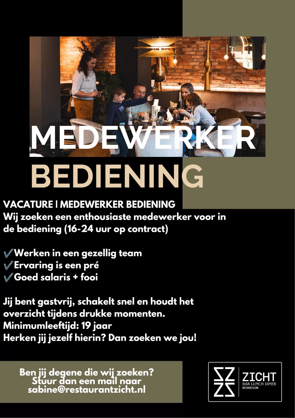 MEDEWERKER BEDIENING