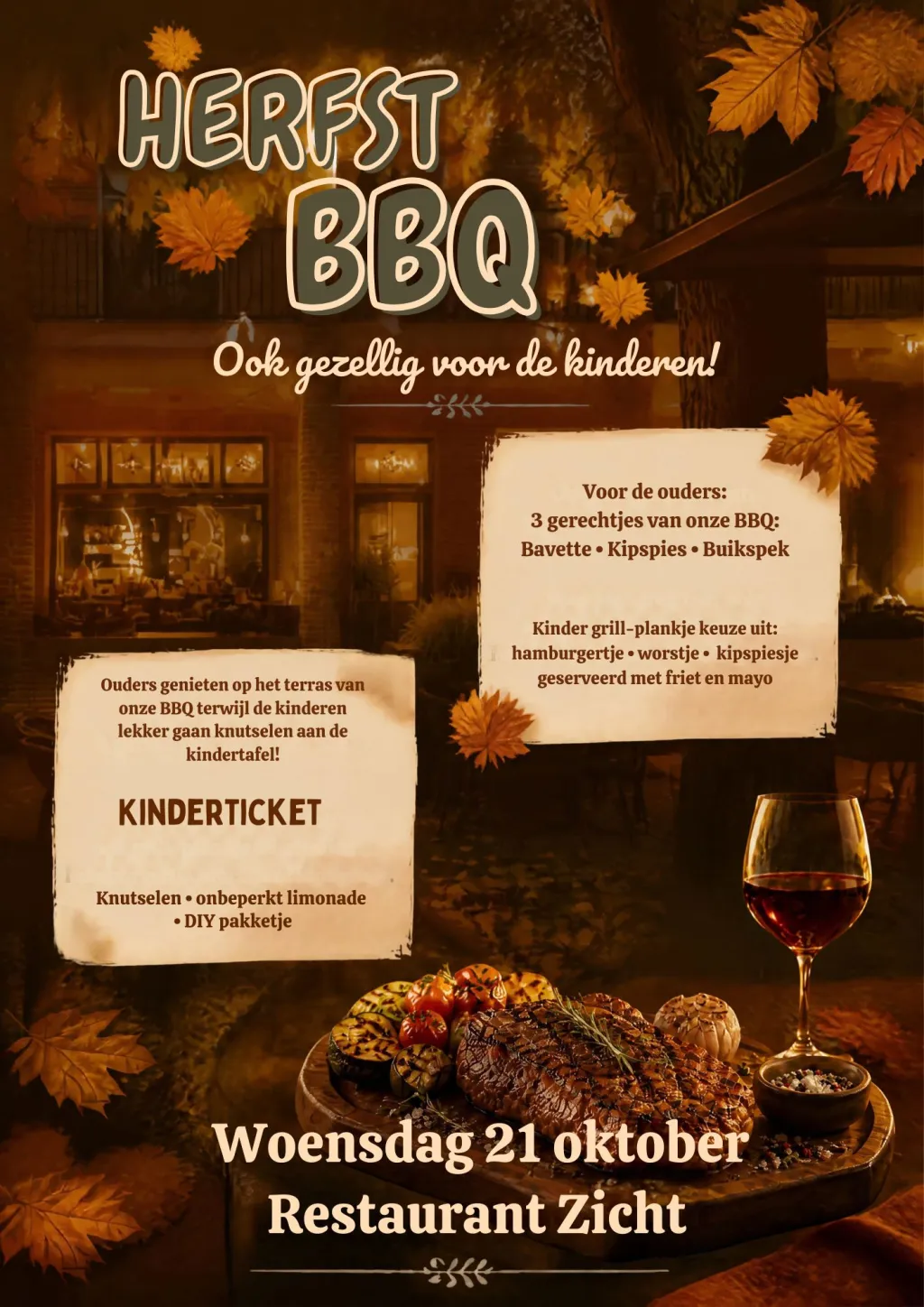 21 oktober herfst BBQ